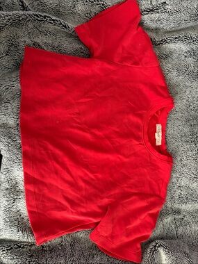 Polo Garage Red Crop Top - Women's Casual Tee